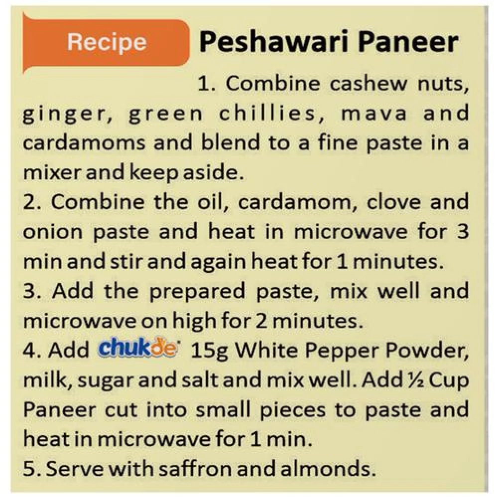 Chukde White Pepper Powder, 100g-6.webp